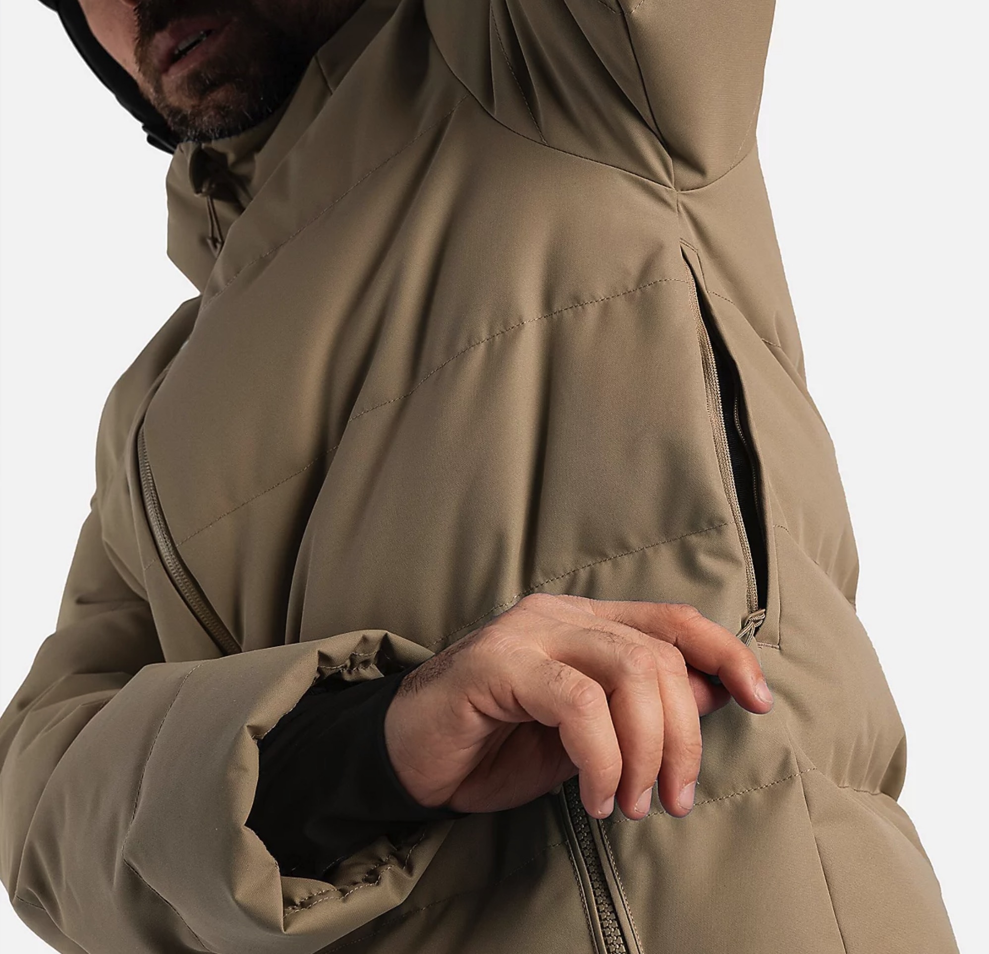 La veste de ski Ridge beige : l'alliée incontournable des skieurs